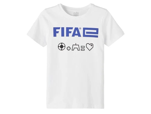 Name It bright white t-shirt FIFA